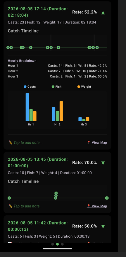 Fish-O-Meter App Screen 4